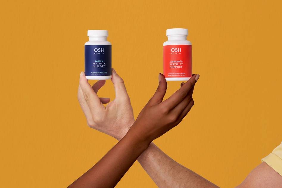 Blogger showcasing natural hair vitamins and wellness routine